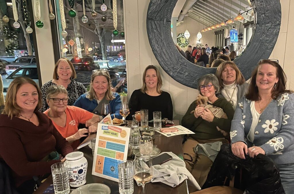 Gals at Wednesday Happy Hour in Falls Church
