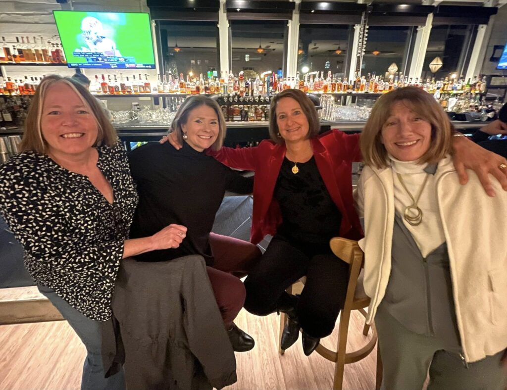 Gals at Wednesday Happy Hour in Falls Church