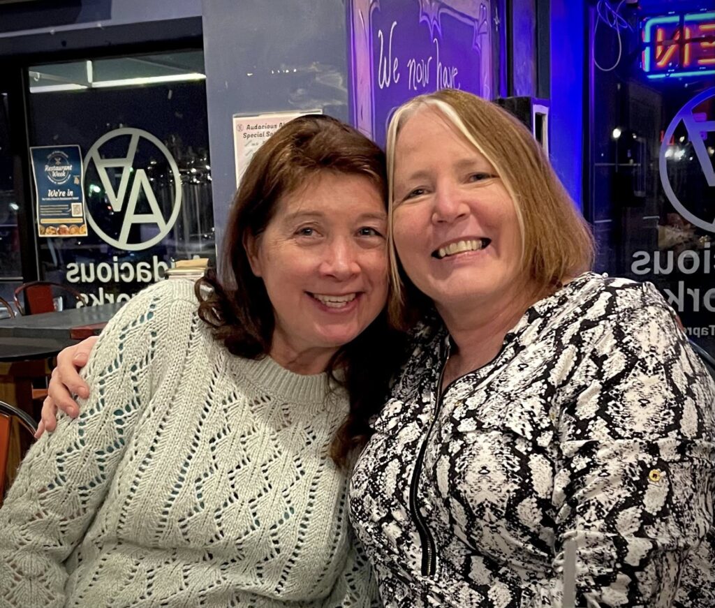 Gals at Wednesday Happy Hour in Falls Church